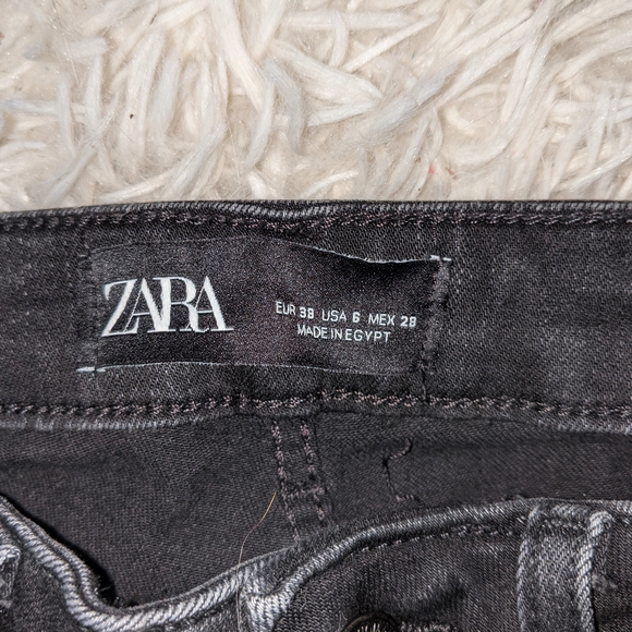 Zara Black Wash Skinny Jeans - Picture 3 of 3